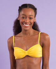 Cargar imagen en el visor de la galería, Top Malibu-Yellow Bandeau-Duo
