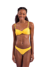 Cargar imagen en el visor de la galería, Top Malibu-Yellow Bandeau-Duo
