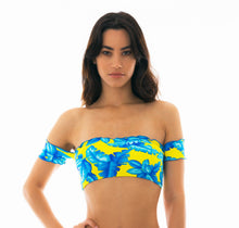 Cargar imagen en el visor de la galería, Top Palmeira Azul Off Shoulder
