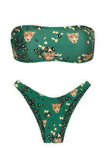 Set Roar-Green Bandeau-Reto High-Leg